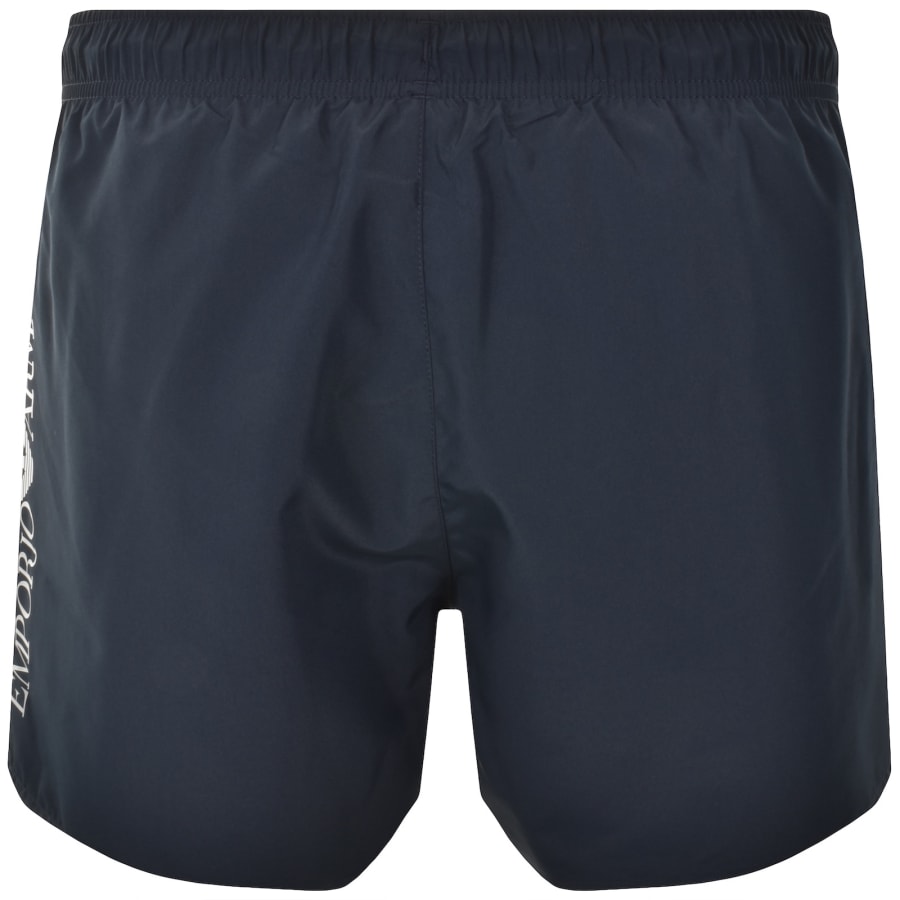EA7 Emporio Armani Logo Swim Shorts Navy | Mainline Menswear